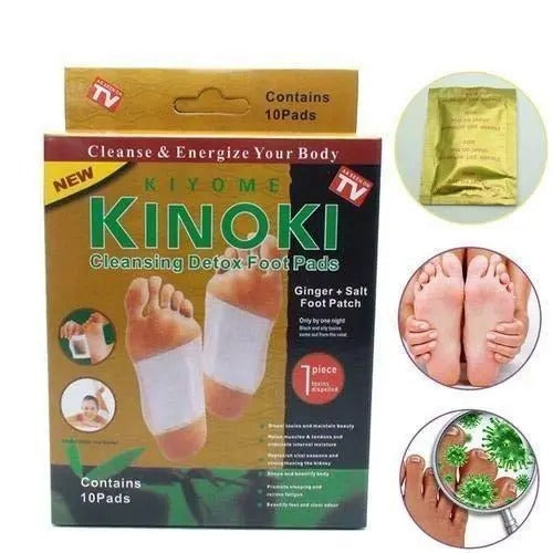 Kinoki Detox Patches Pads for Body Stress Relief (Set of 10)